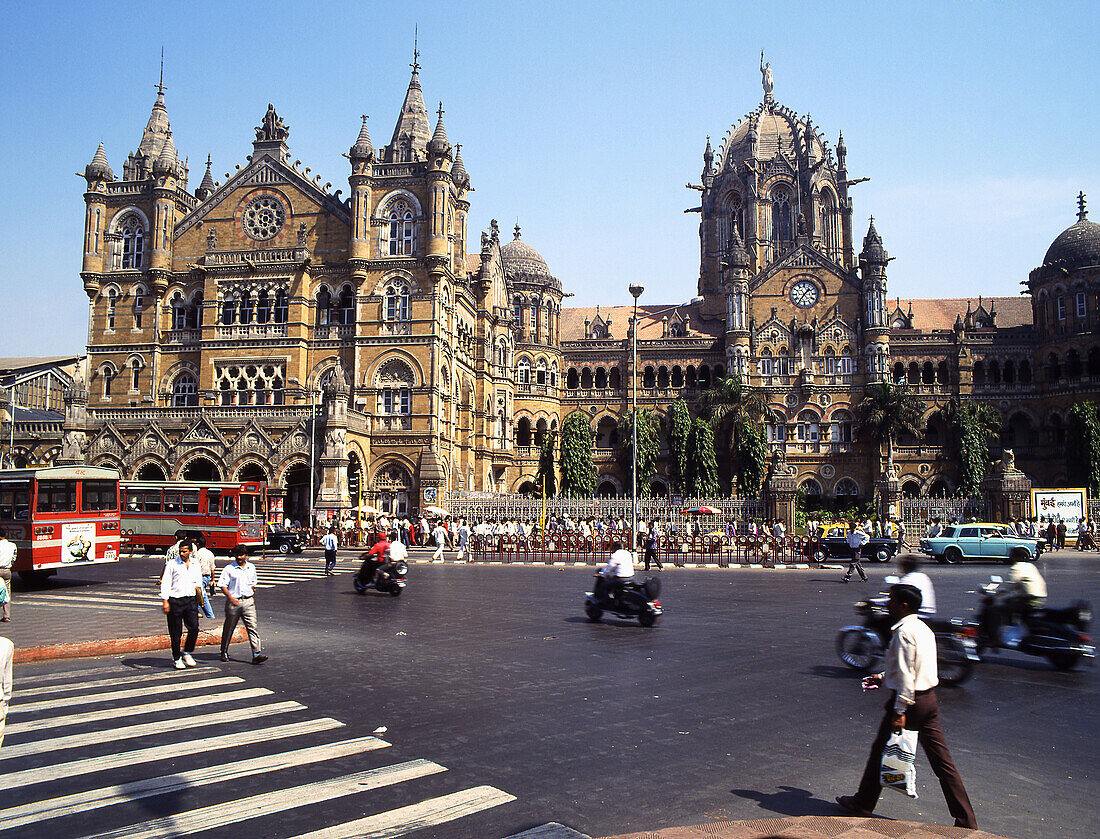 Chatrapati Shivaji (Victoria) Terminus. Mumbai. Maharashtra. India.