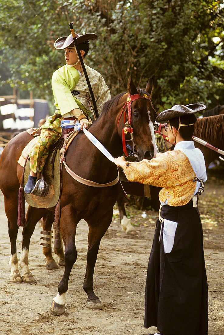 Yabusame archery. Tokyo, Japan