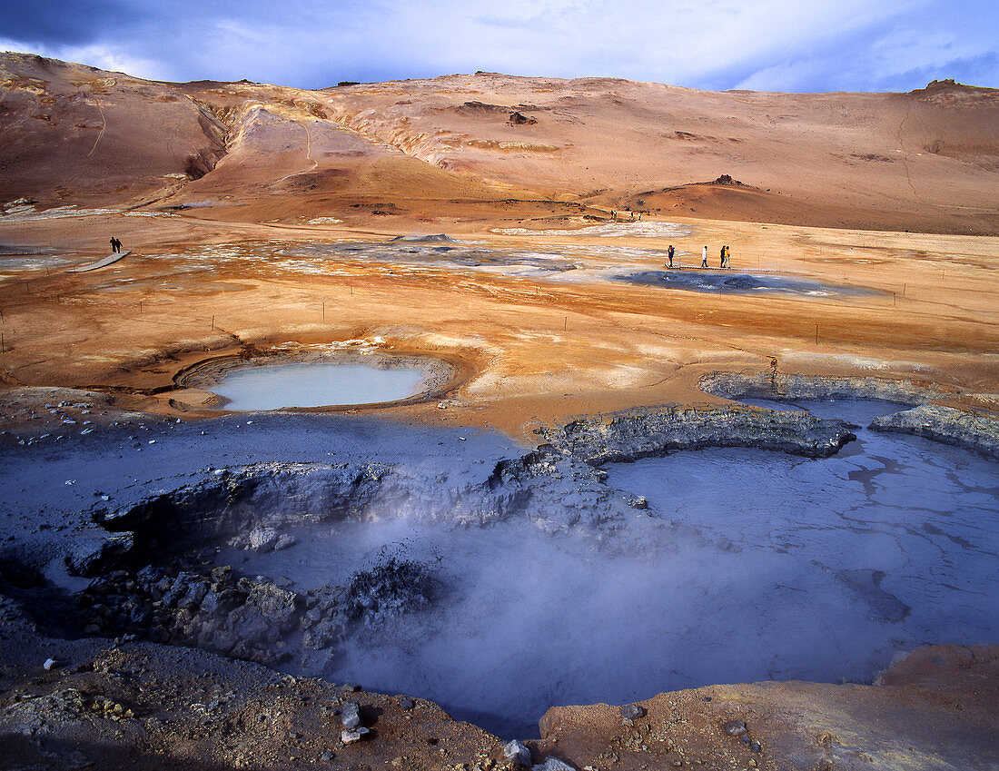 Námaskard geothermal area. Iceland.