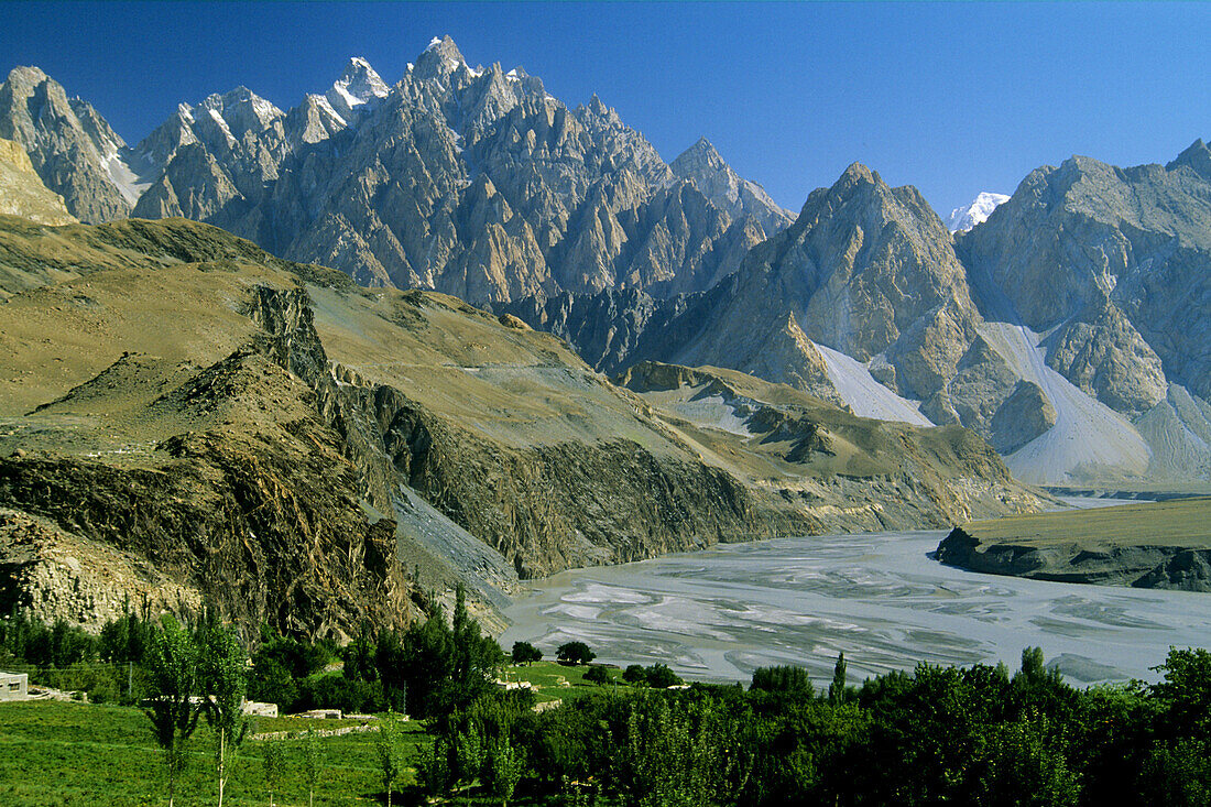 Hunza Valley at Passu. Gojal. North Pakistan