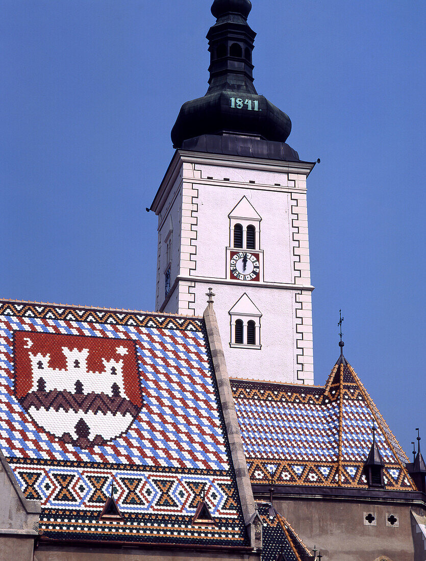 St. Marks Church. Zagreb. Croatia.