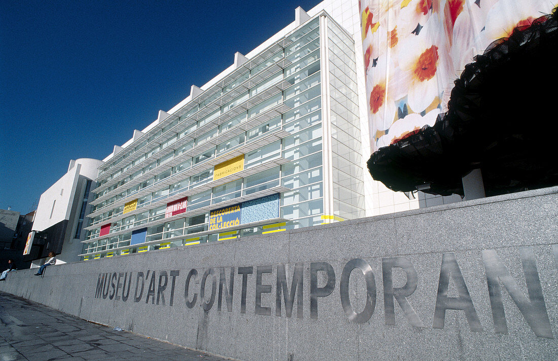 Museu dArt Contemporani de Barcelona MACBA (Museum of Contemporary Art). Barcelona. Spain