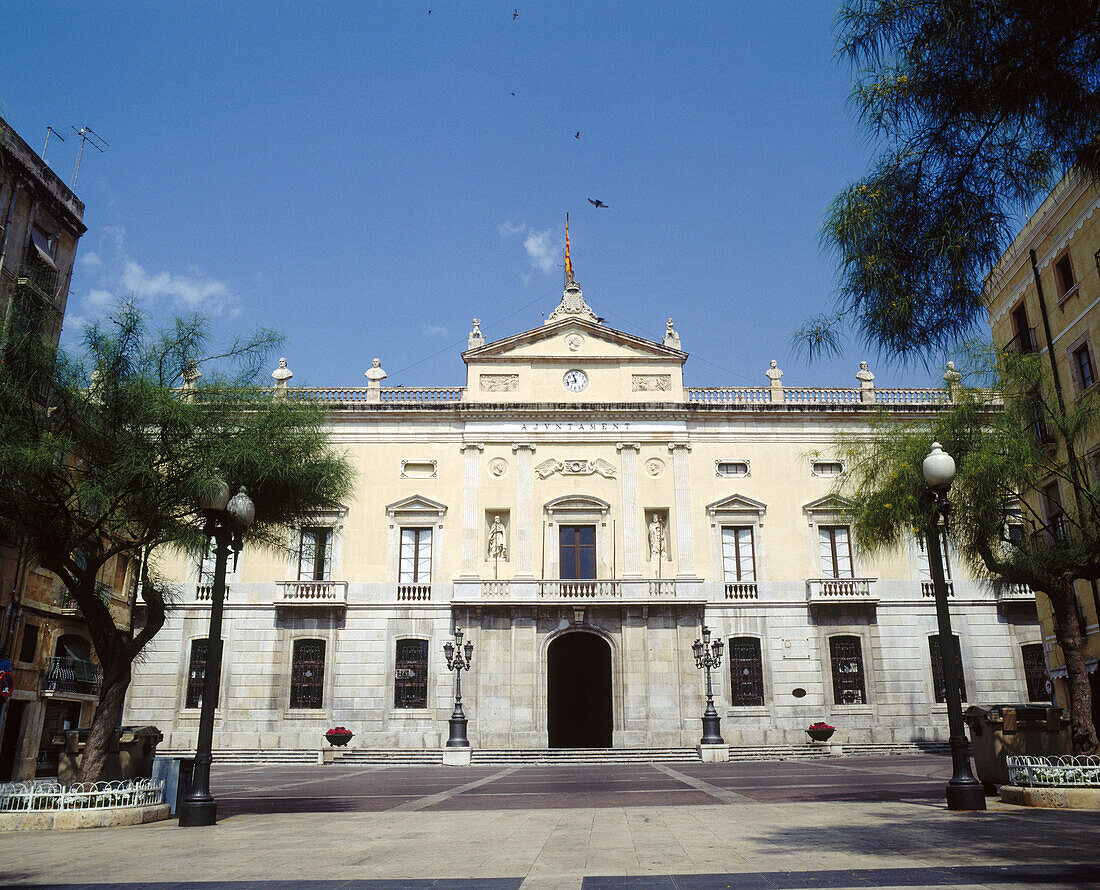 Town Hall in Plaça de la Font. Tarragona. Spain  (1862)