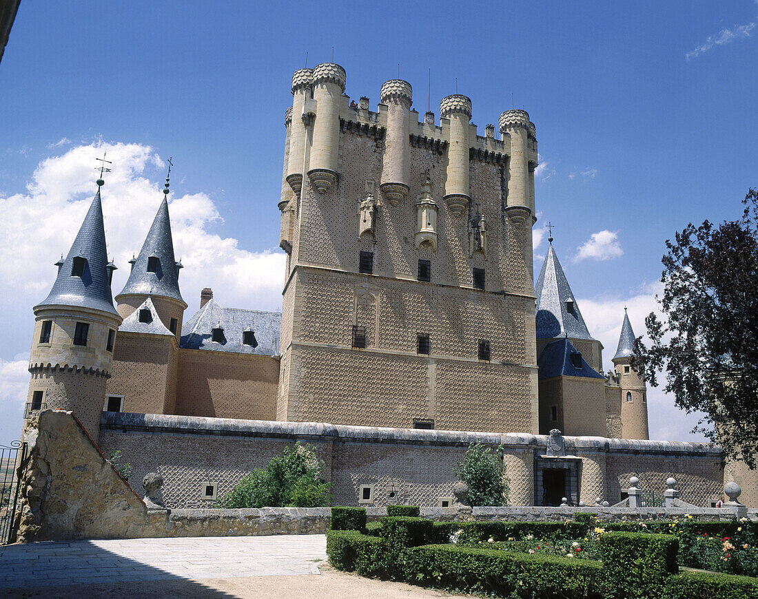 Tower of Juan II in the Alcázar. Segovia. Spain