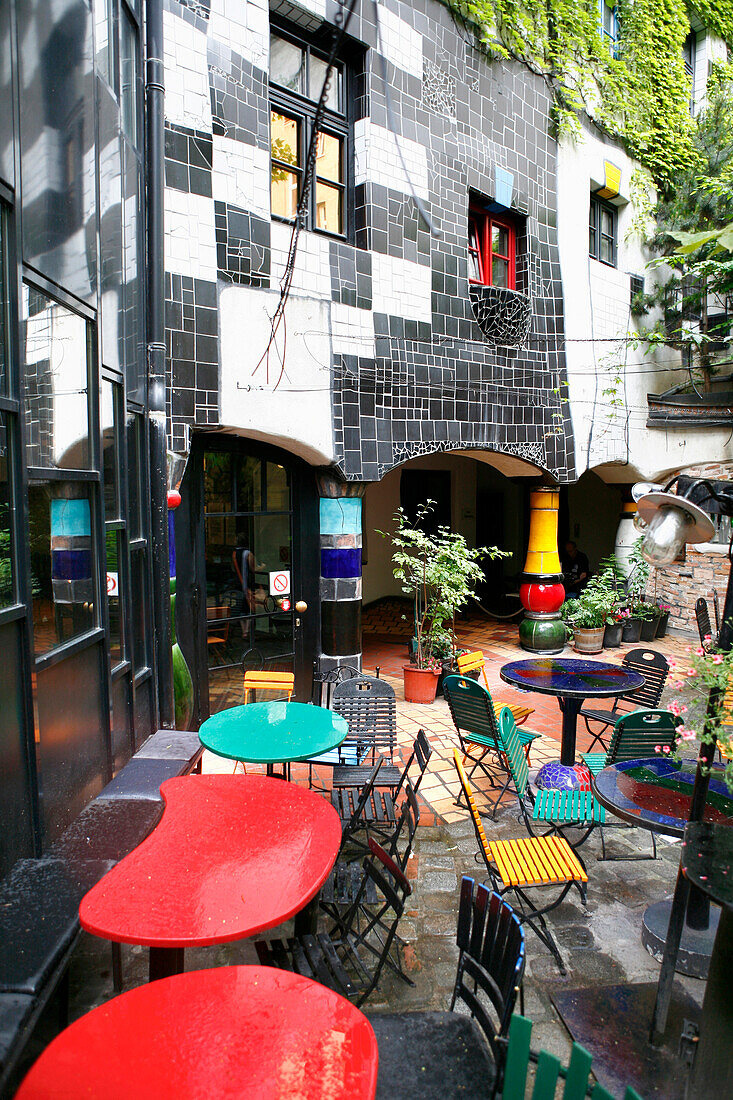 Courtyard, KunstHausWien, Vienna, Austria