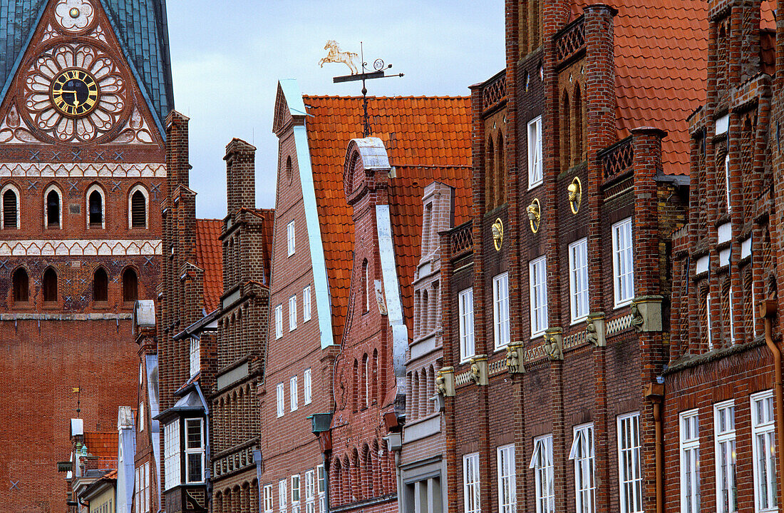 Europa, Deutschland, Niedersachsen, Lüneburg, Am Sande, St. Johannis Kirche