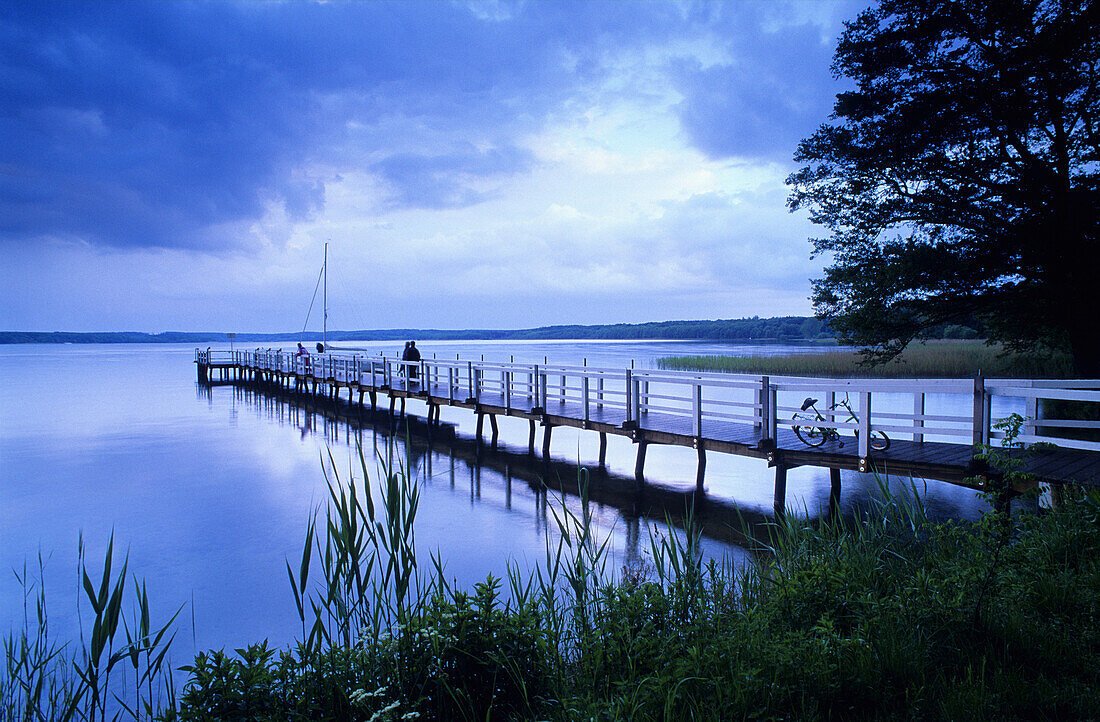 Seeluster Bucht am Plauer See, Mecklenburg-Vorpommern, Deutschland