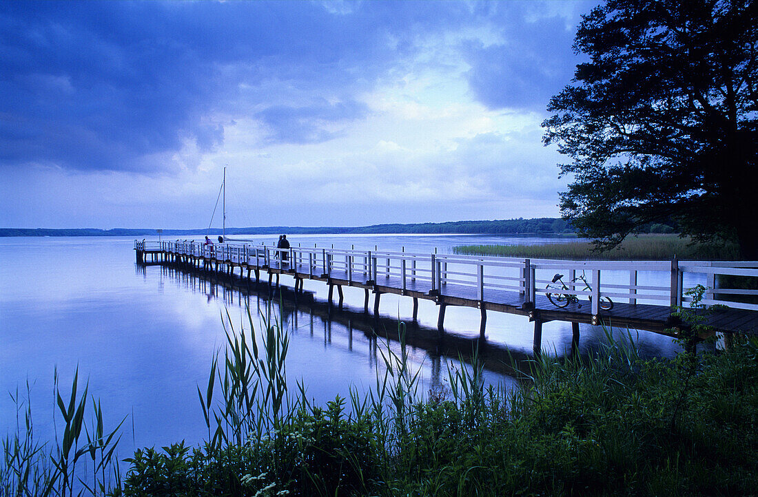 Seeluster Bucht at the Plauer See, Mecklenburg-Western Pomerania, Germany