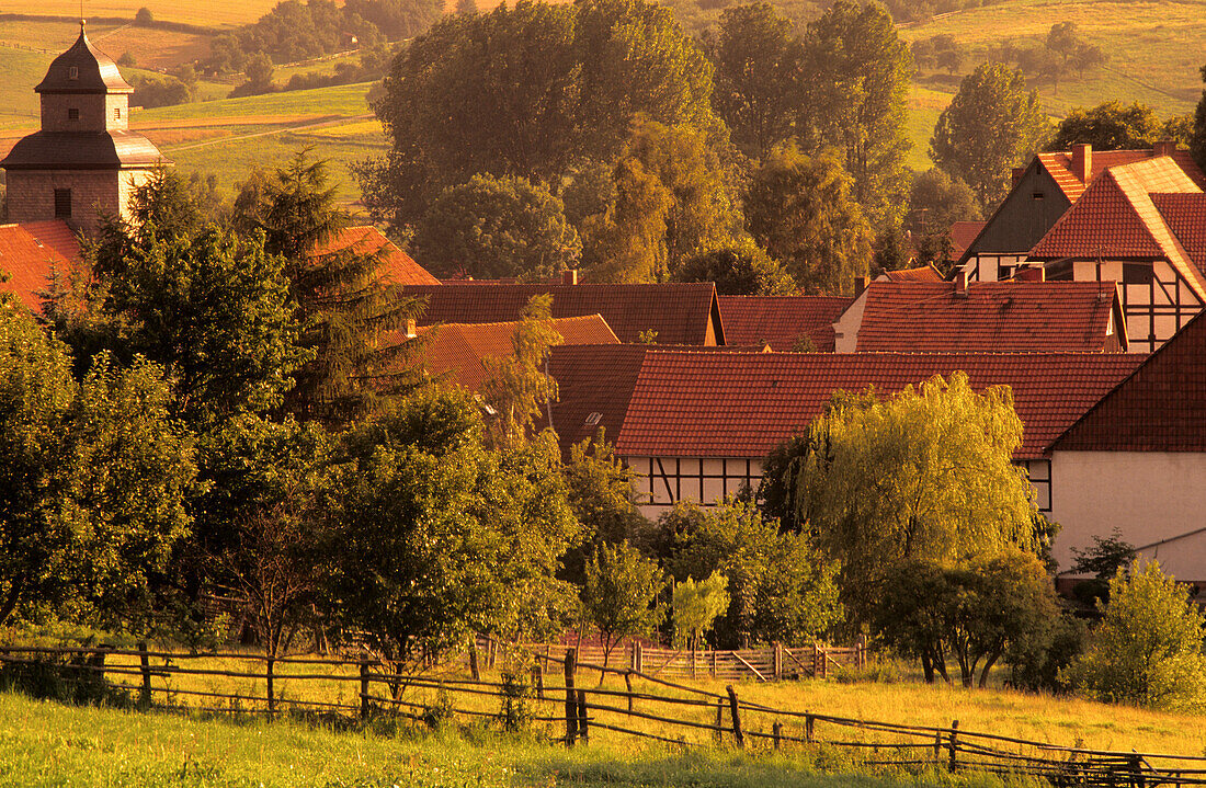 Europa, Deutschland, Niedersachsen, Blick auf Diemarden