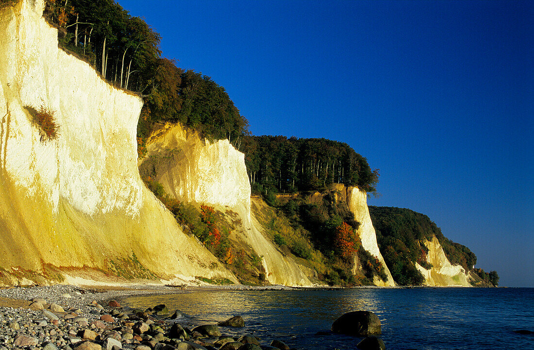 Europa, Deutschland, Mecklenburg-Vorpommern, Insel Rügen, Kreidefelsen im Nationalpark Jasmund, Kieler Ufer