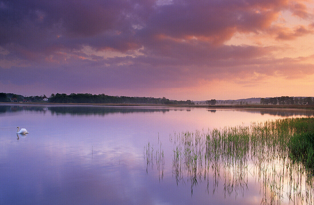 Lake Sellin, Sellin, Rugen island, Mecklenburg-Western Pomerania, Germany