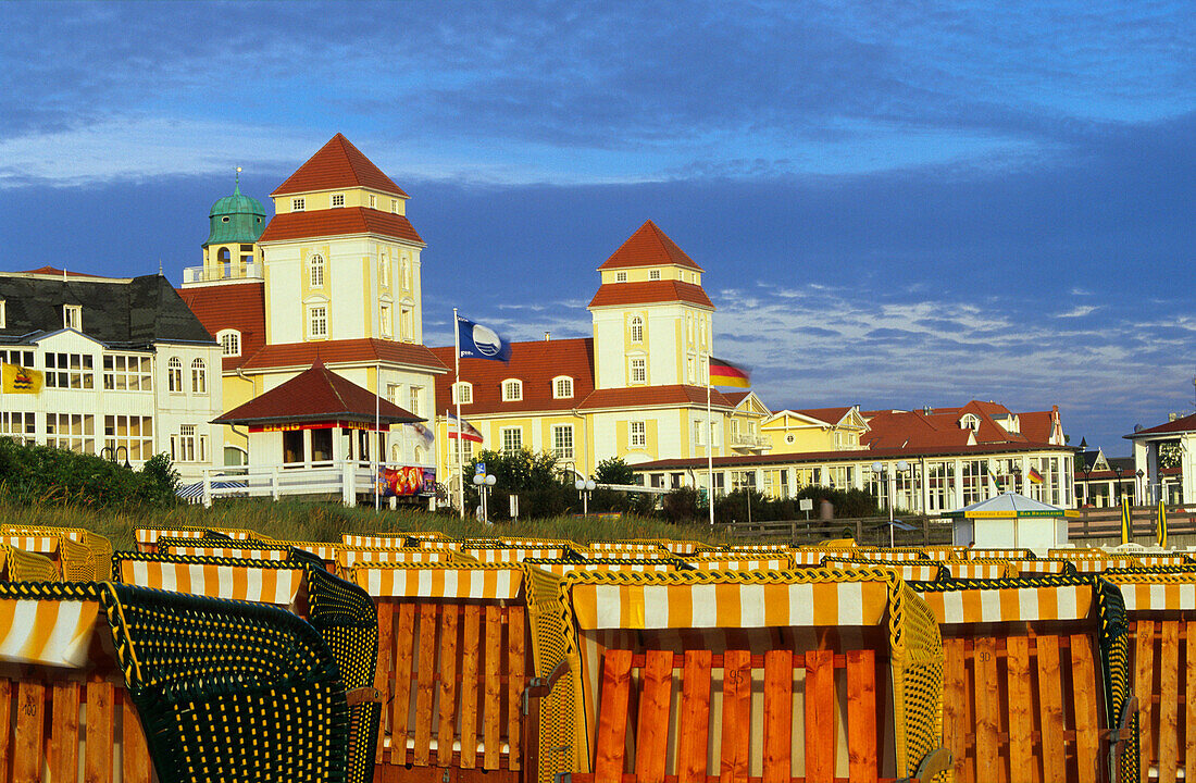 Europe, Germany, Mecklenburg-Western Pommerania, isle of Rügen, seaside ressort Binz, Spa hotel