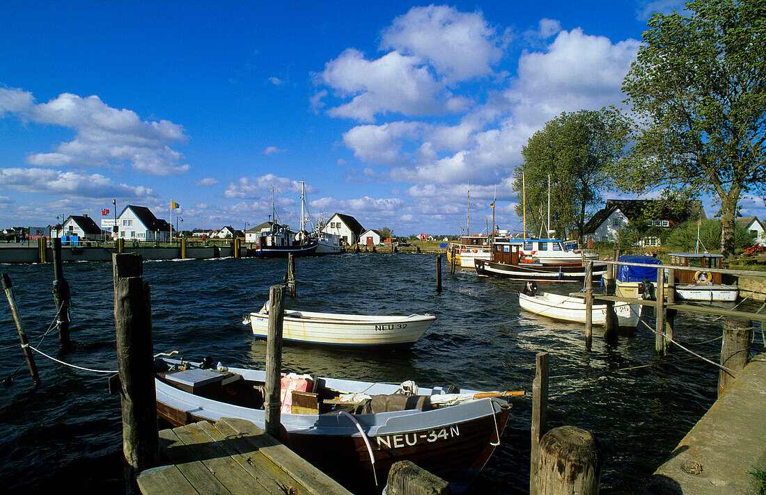 Europe, Germany, Mecklenburg-Western Pomerania, isle of Hiddensee, Neuendorf fishing harbour