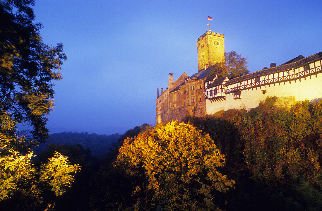 Wartburg bei Eisenach, Thüringen, Deutschland