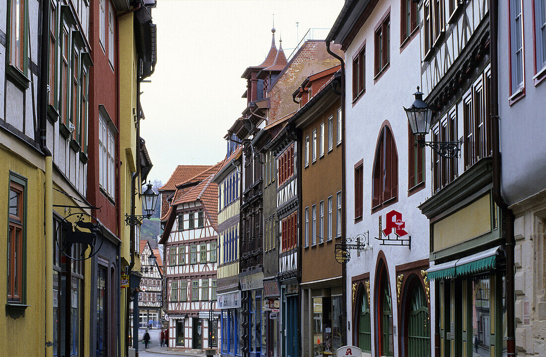 Altstadt von Schmalkalden, Thüringen, Deutschland