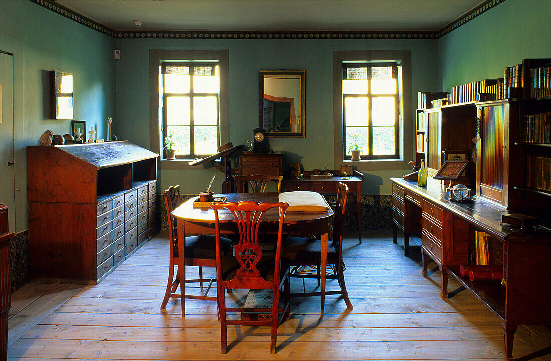 Europe, Germany, Thuringia, Weima, Goethe's House, Goethe's study