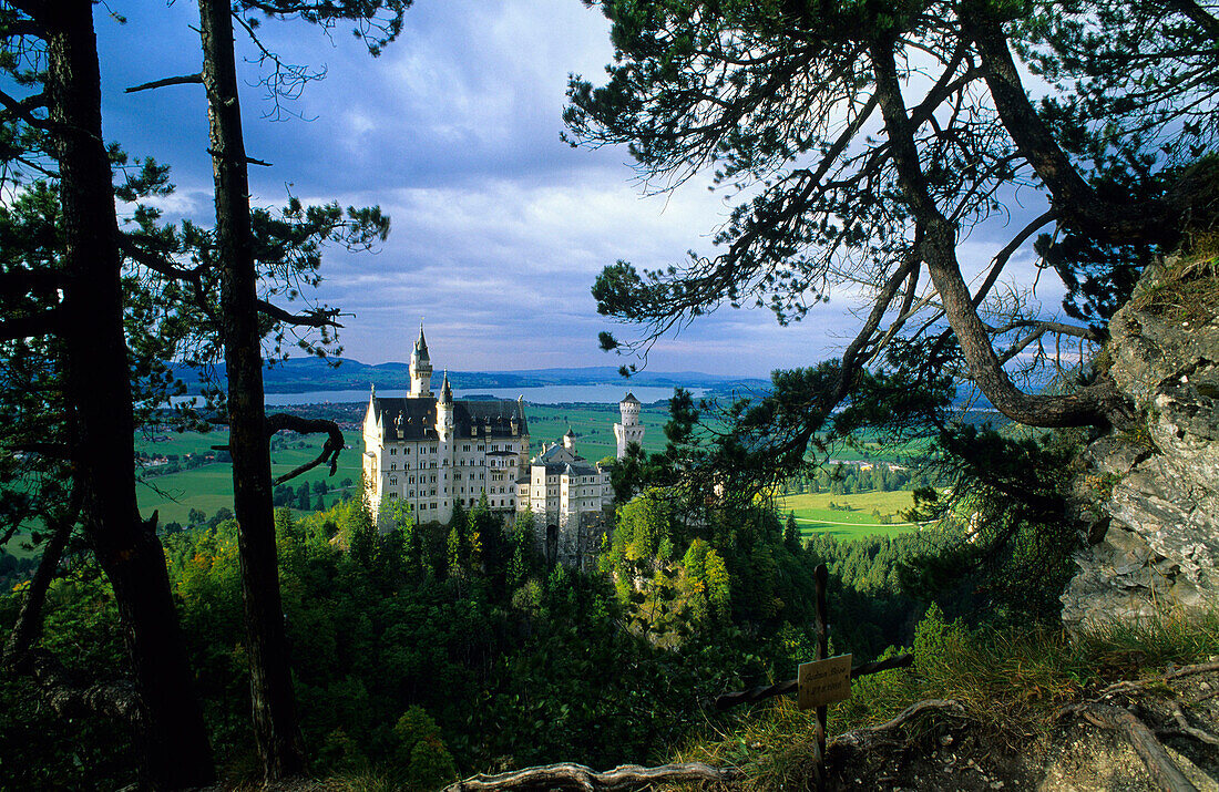 Europa, Deutschland, Bayern, Schwangau bei Füssen, Schloss Neuschwanstein