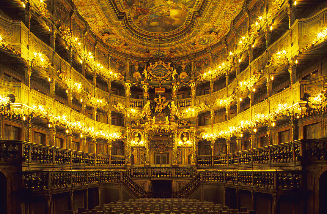 Margravial Opera House, Bayreuth, Bavaria, Germany