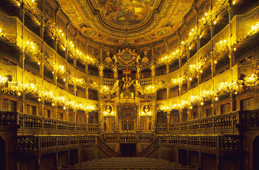 Markgräfliches Opernhaus, Bayreuth, Bayern, Deutschland