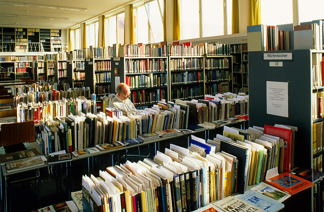 Europa, Deutschland, Bayern, München, Bayerische Staatsbibliothek