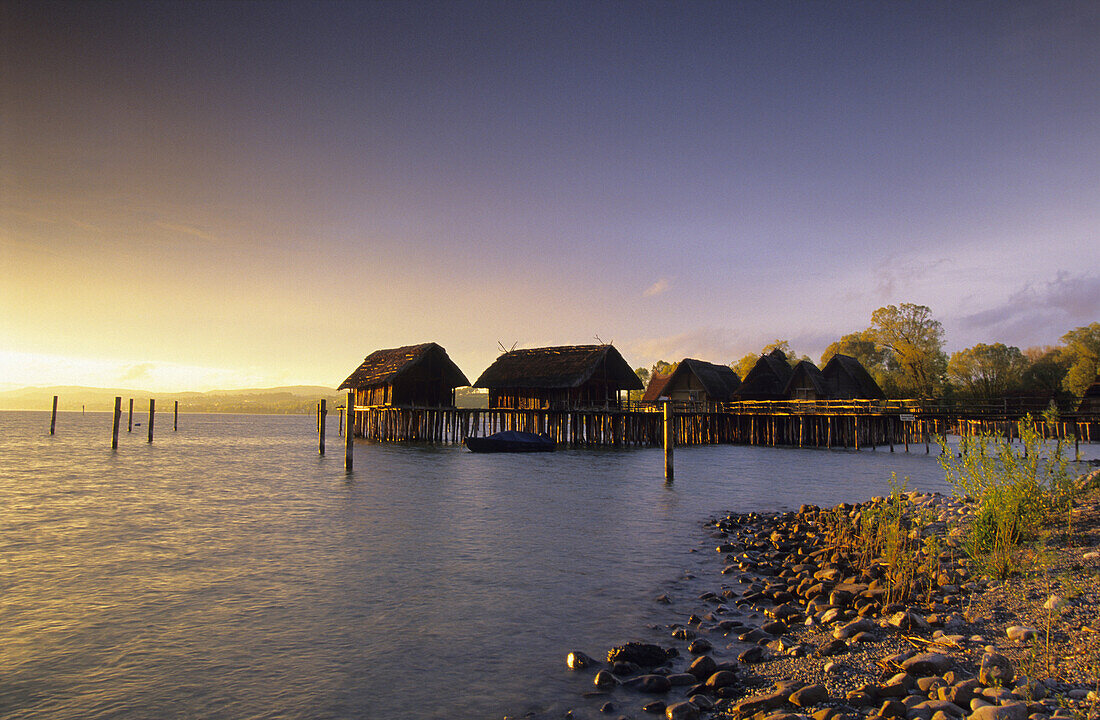 Pfahlbaumuseum Unteruhldingen, Uhldingen-Mühlhofen, Bodensee, Baden-Württemberg, Deutschland