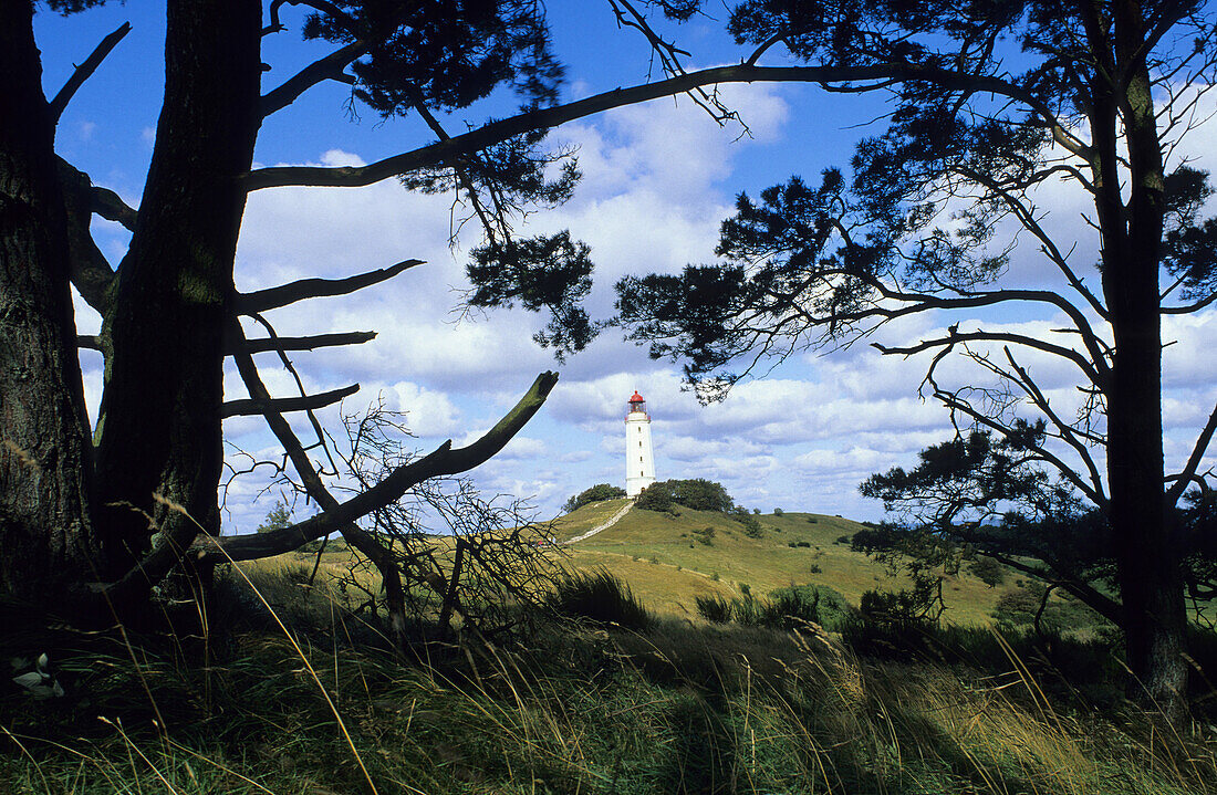 Lighthouse Dornbusch, Hiddensee island, Mecklenburg-Western Pomerania, Germany