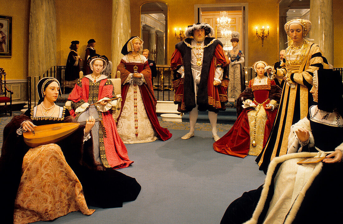 Europe, Great Britain, England, London. Madame Tussauds. Henry VIII of England