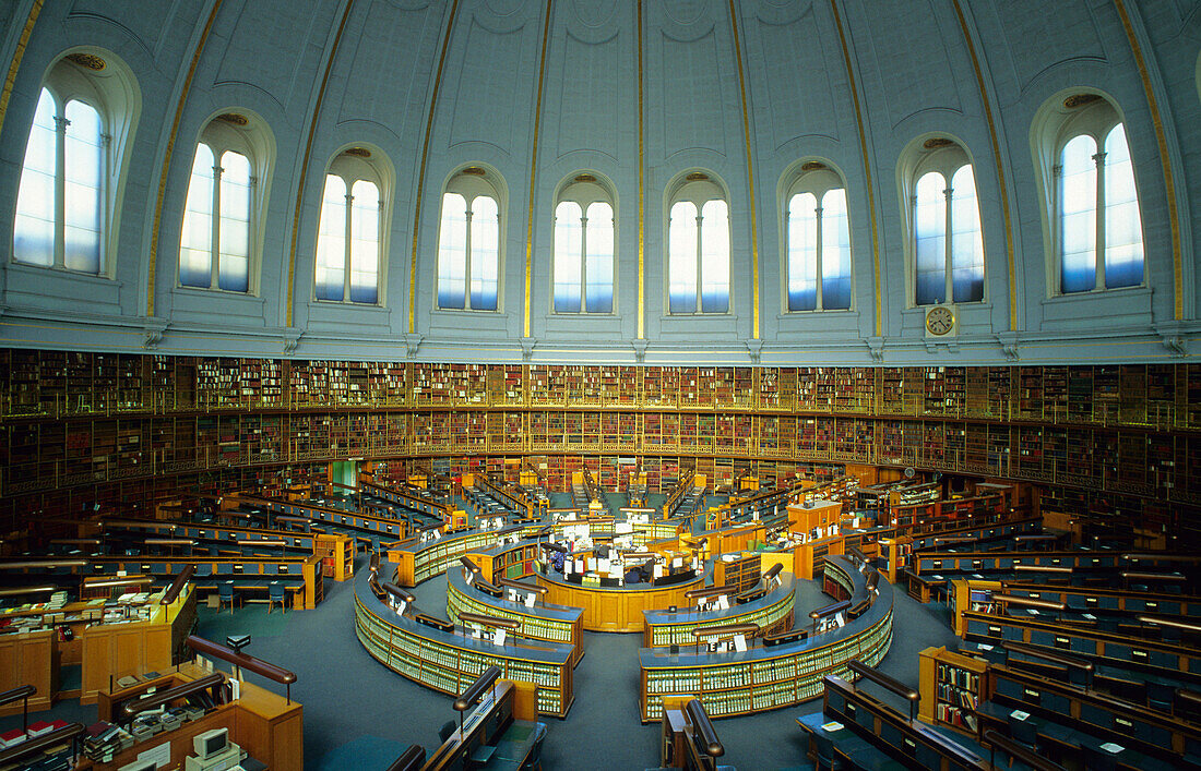 Europa, Grossbritannien, England, London, Das Britische Museum, Der Lesesaal der Bibliothek