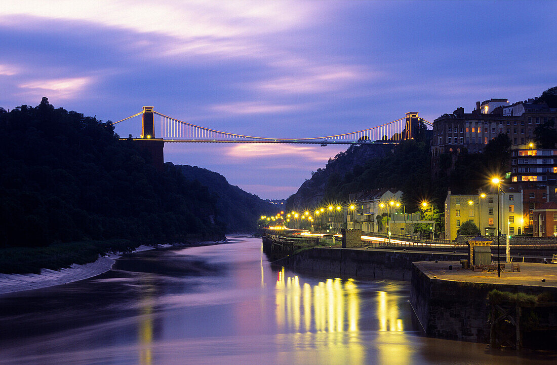 Europa, England, Avon, Bristol, Clifton suspension bridge