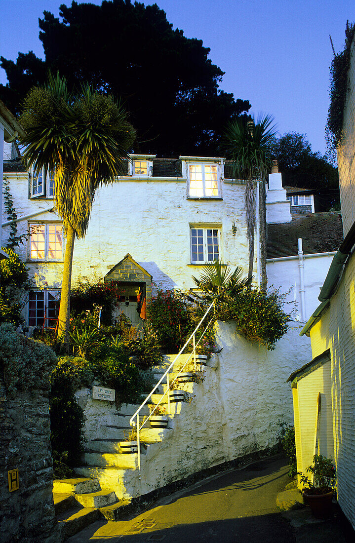 Europe, England, Cornwall, Cottage in Polperro