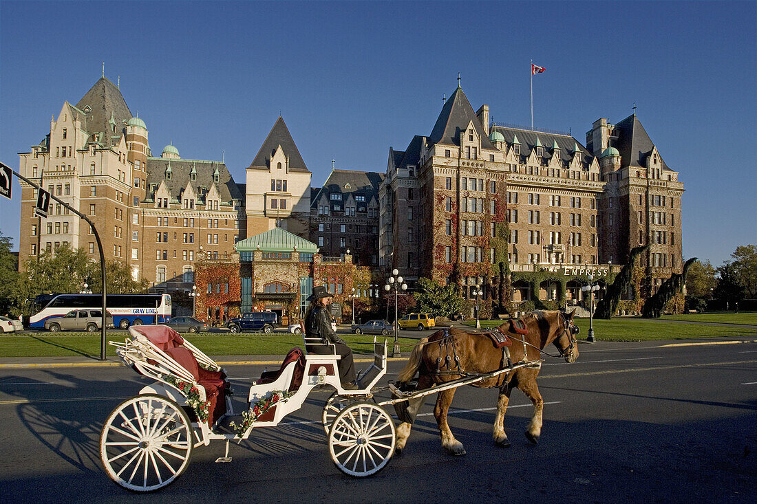 Nov. 2007. Canada. British Columbia. Vancouver Island. Victoria City. Fairmont Empress Hotel
