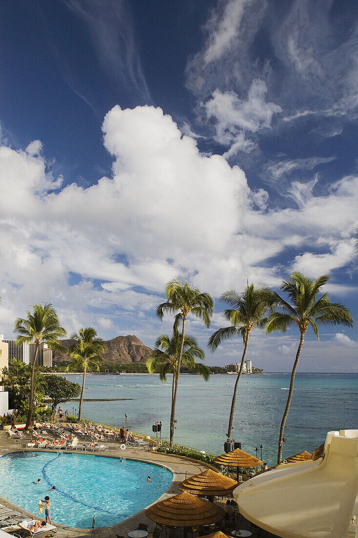 Oct. 2007. USA, Hawaii State. Oahu Island. Honolulu City. Waikiki Beach