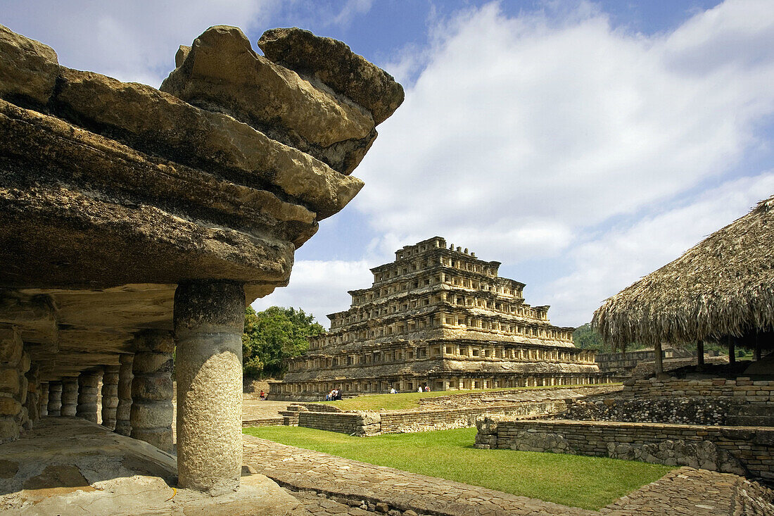Veracruz State. El Tajin Ruins. The Nichos Piramid. Mexico.