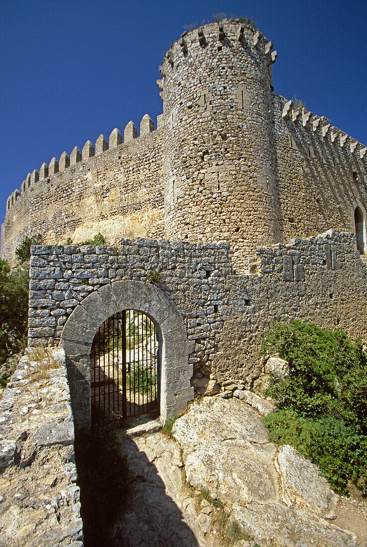The Castell (castle) de Santueri. Mallorca. Balearic Islands. Spain.