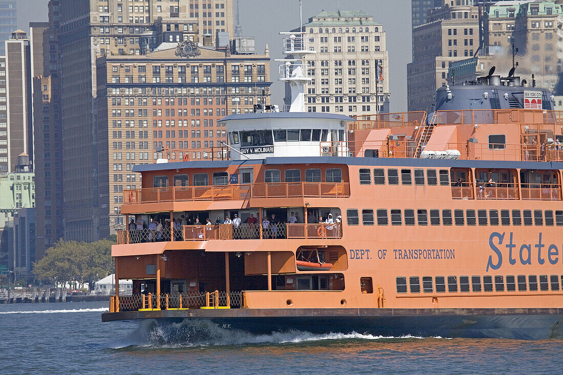 Cruise around Manhattan island. Manhattan, NYC, USA