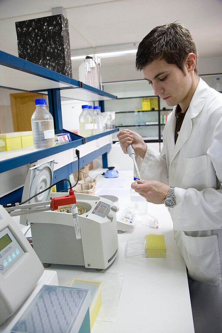 Research and Development lab, Vitis Navarra tree nursery, Larraga, Navarra, Spain