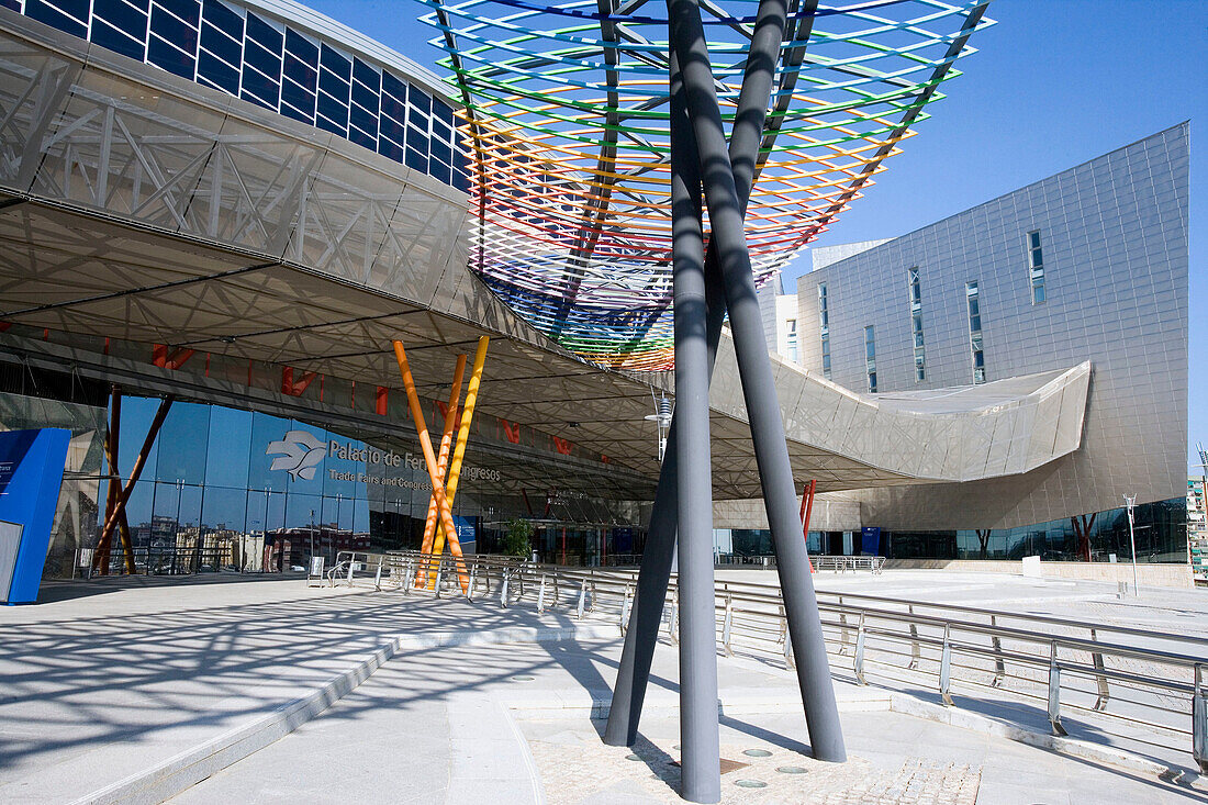Trade Fairs and Congress Center of Malaga (FYCMA). Malaga, Andalusia, Spain.