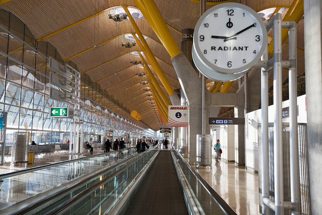 Neues T4-Terminal in Madrid Barajas Internationaler Flughafen, Spanien