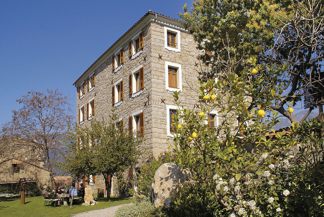 Chateaux et Hotels de France': Carpe Diem Palazzu, at Eccica-Suarella. Corsica. France