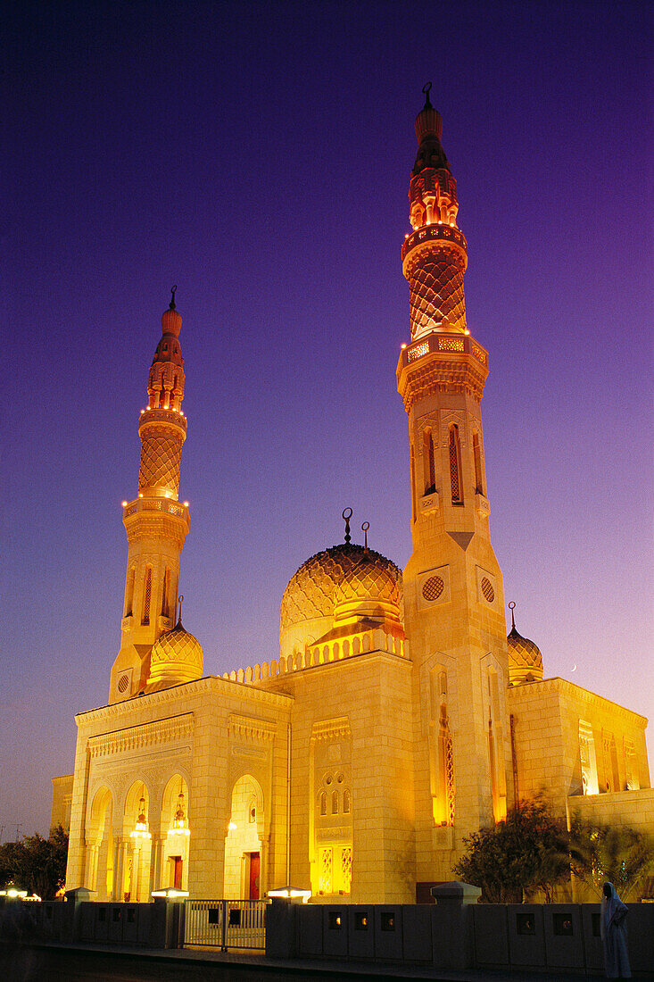 Mosque, Dubai City. Dubai, UAE (United Arab Emirates)