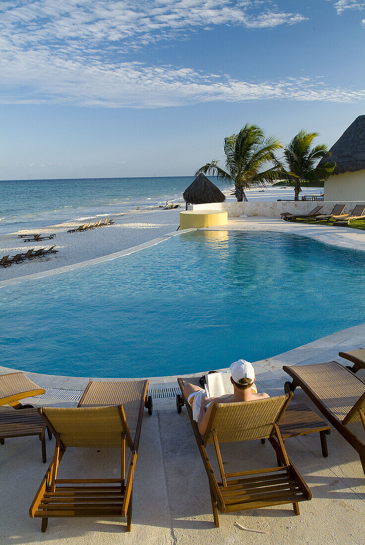 Mexico, Yucatan; Quintana Roo; Riviera Maya; Fairmont Resort; Mayacoba, views of resort.