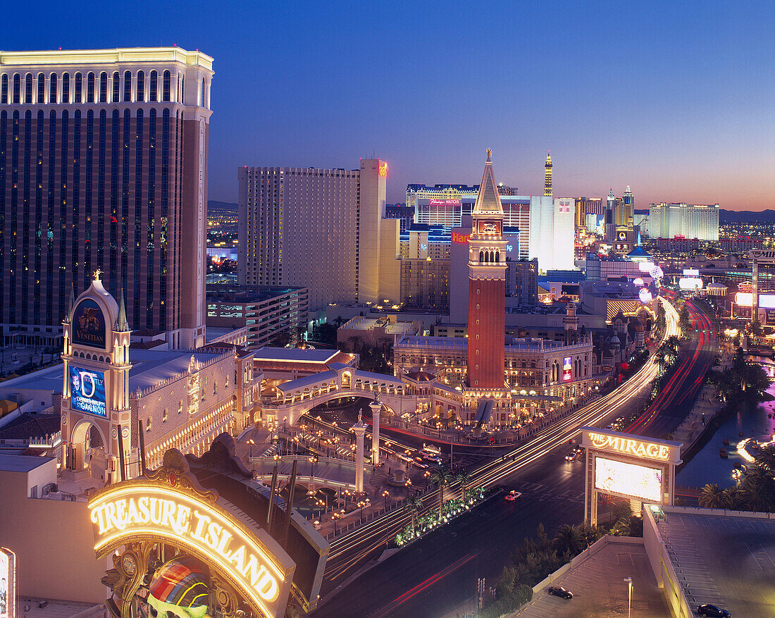 The Strip, Las Vegas. Nevada, USA