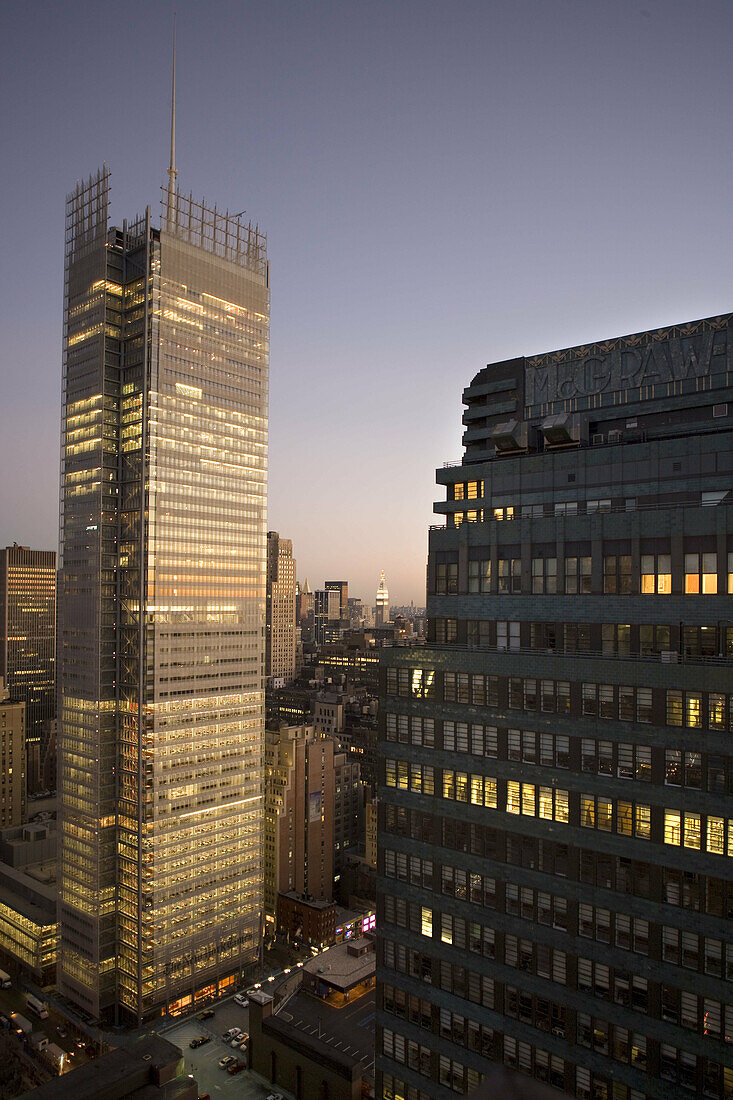 New York Times building, midtown Manhattan, NYC, USA
