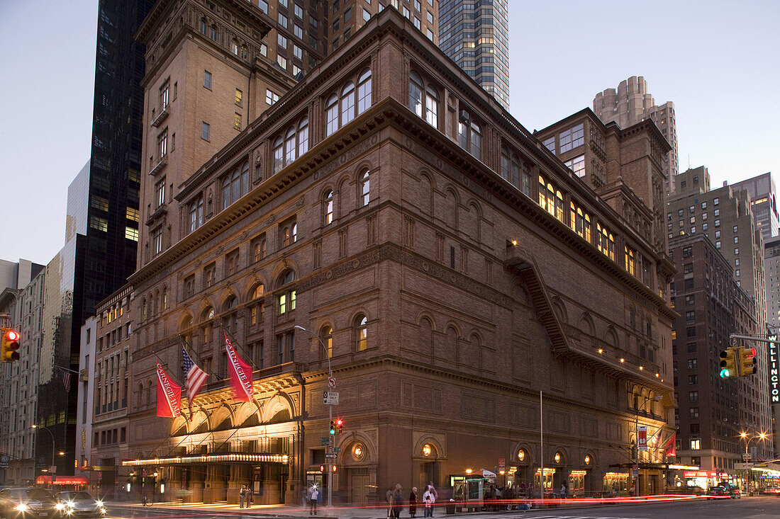 Carnegie Hall, 57th Street, Manhattan, NYC, USA