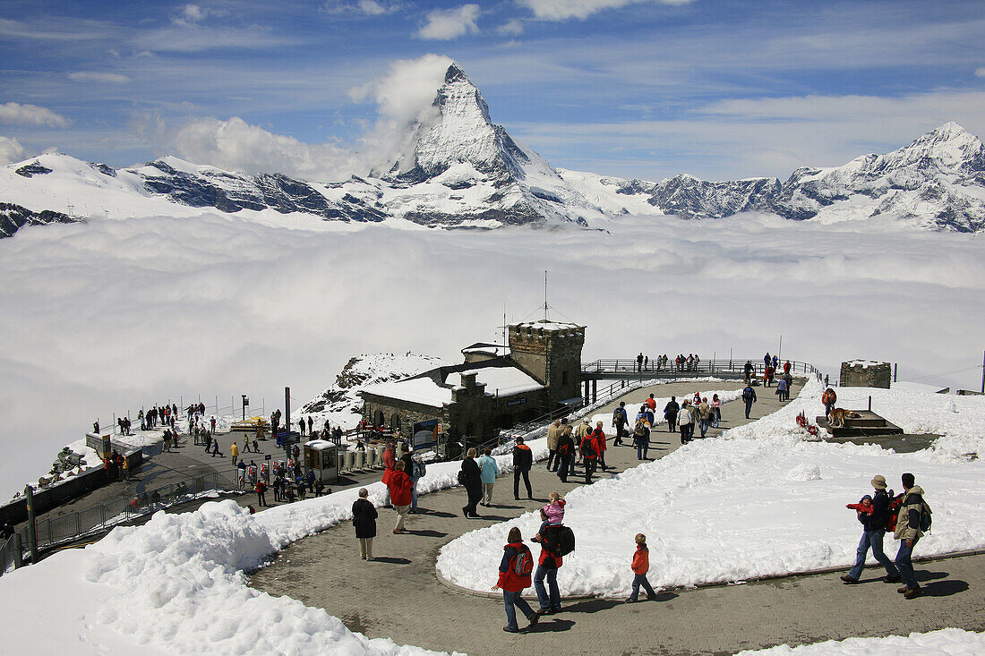 Gornergrat and Matterhorn, Zermatt. Switzerland