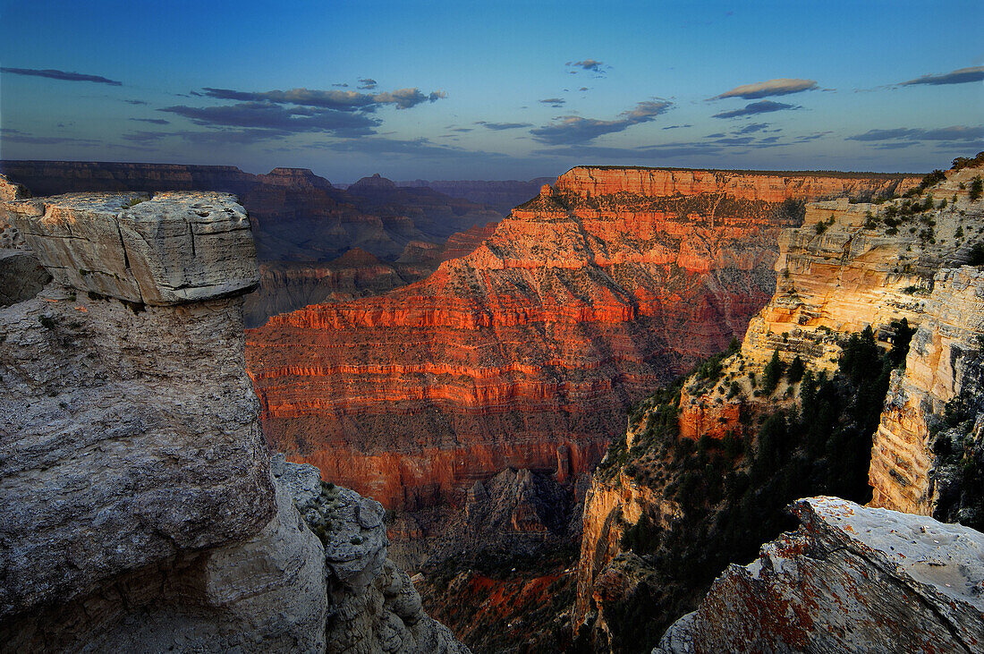 Grand Canyon at dusk. Arizona, USA