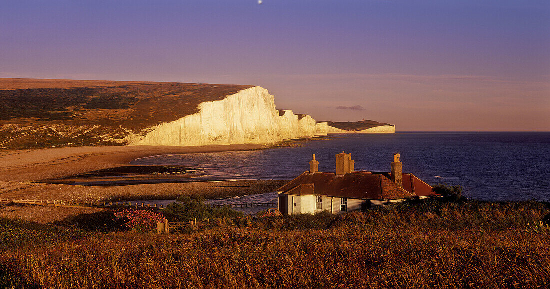 coastguard cottage south downs seven sisters south downs national park south coast england uk europe