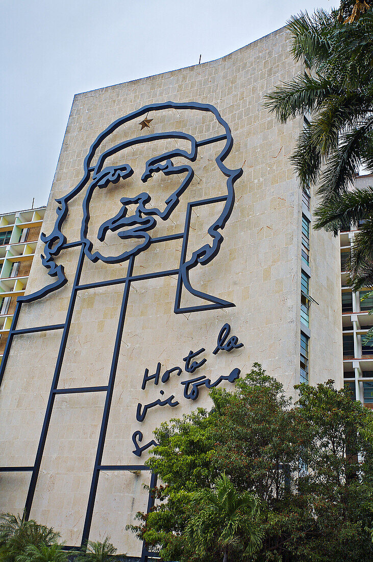 Monument to Ernesto Ché Guevara (1928_67) at Revolución Square. Havana. Cuba