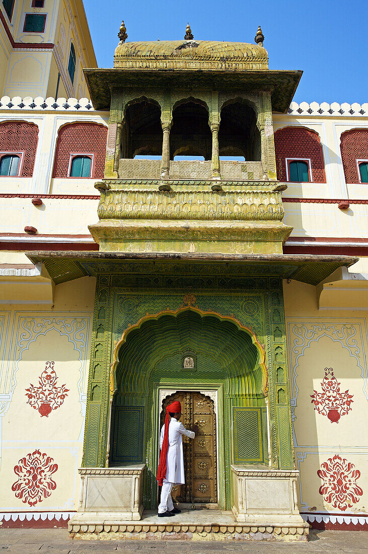 Chandra Mahal, Jaipur City Palace Complex, Jaipur, Rajasthan, India