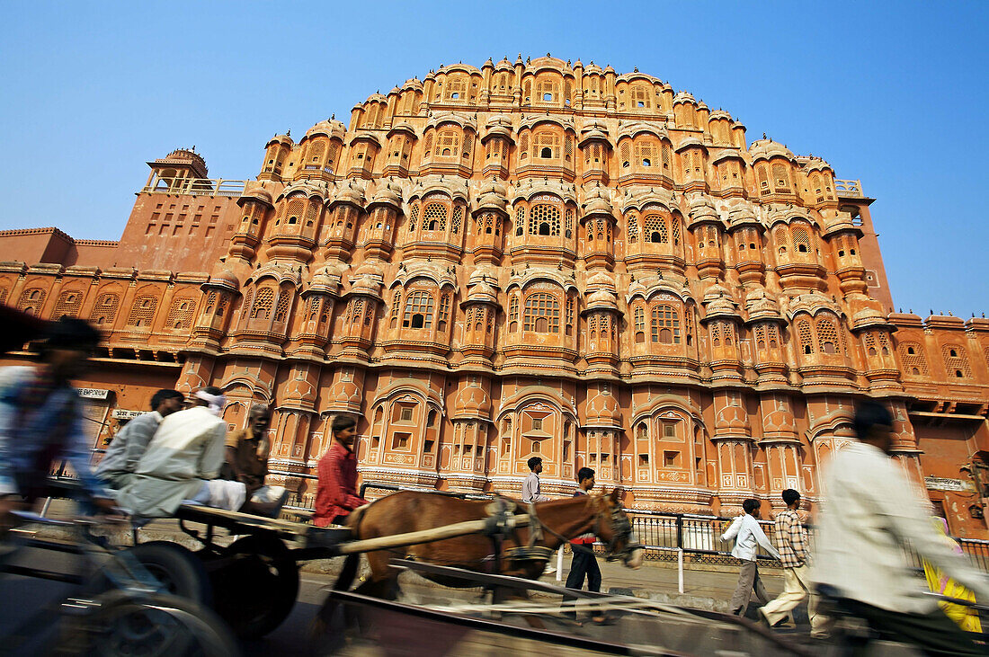 Hawa Mahal (Palace of Winds). Jaipur. Rajasthan, India